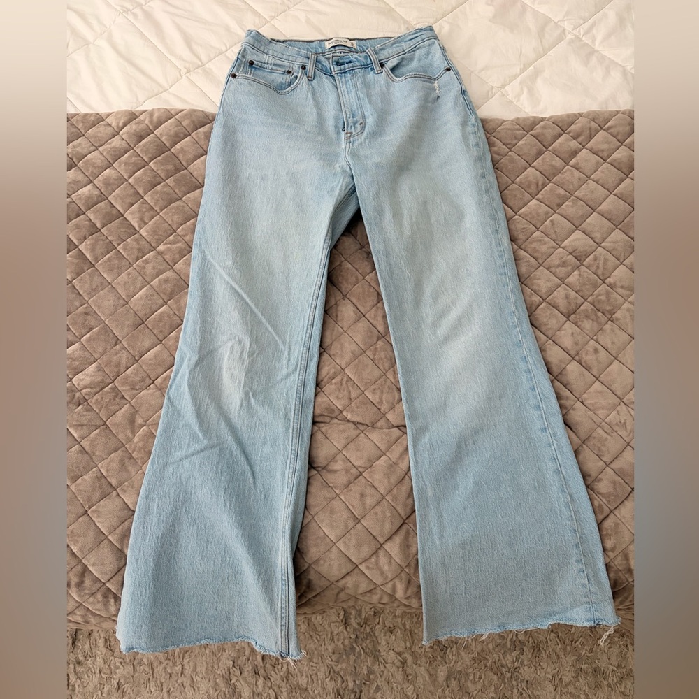 Abercrombie & Fitch Light Blue Flare Jeans